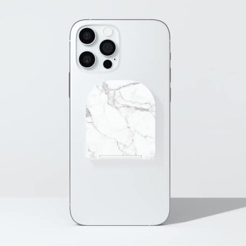 Flipstik 3.0 Foldable Adhesive Phone Mount - Carrara Marble
