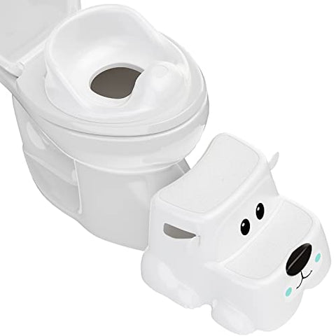 Squatty Potty Kids Toilet Step Stool Set - Potty Pet Bear Cub Base