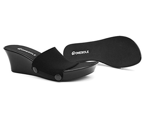 Onesole Almost Decadent Crystal Black Sandal
