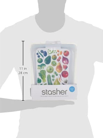 Stasher Platinum Silicone Food Storage Bag - 1/2 Gallon - 64 Oz
