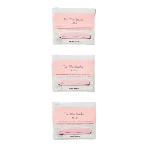 No Mo-Stache Facial Razor Bundle x 3