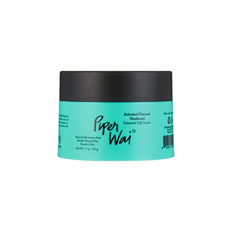 PiperWai Natural Deodorant w/Activated Charcoal