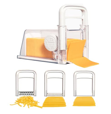 Cheese Chopper 4-in-1 - Handle, Grater, Wire, Blade - Instant Fridge Storage