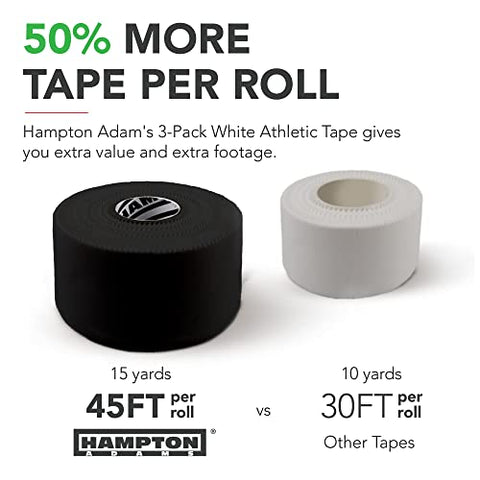 Hampton Adams 32 Pack Black Athletic Tape