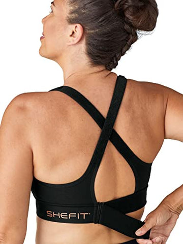 SHEFIT Ultimate Sports Bra, Black
