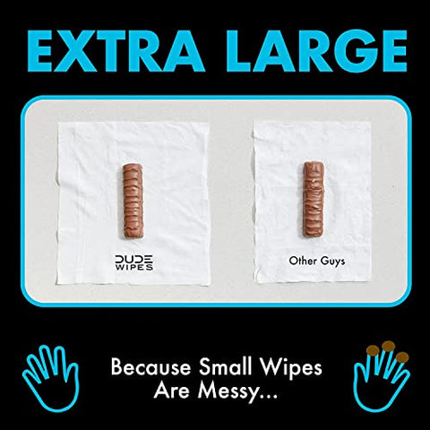 DUDE Wipes - Flushable Wipes - 5 Pack