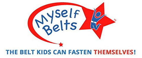 MYSELF BELTS - Solid Black Twill Velcro Belt