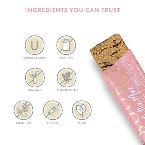 Boobie Bar Superfood Lactation Bars Oatmeal Chocolate Chip (6 Ct)
