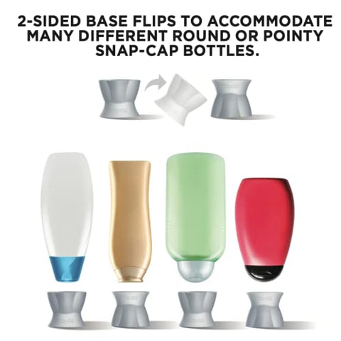 Flip-it! Super Set Universal Bottle Emptying Kit - Fits Most Bottles - Adapters Included
