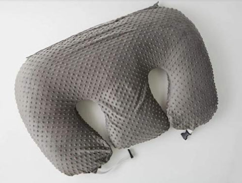 Twin Z The Pillow - 6-in-1 Twin Pillow, Cuddle Grey DOTS