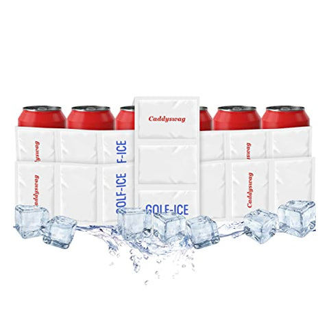 Caddy Swag Ice Packs for Golf Bags - Reusable Gel Packs (Pack of 3)