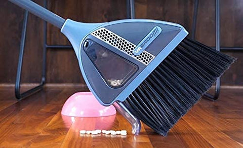 Vabroom 2-in-1 Sweeper with Built-in Vacuum