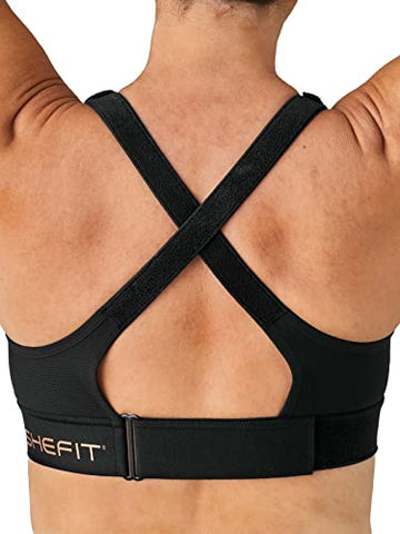 SHEFIT Ultimate Sports Bra, Black