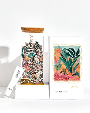 JIGGY - 800 Piece Artwork Puzzle + Glue Kit (Terra Viva)