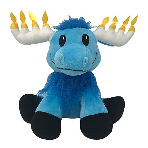 Mensch on a Bench Mitzvah Moose - Hanukkah Décor