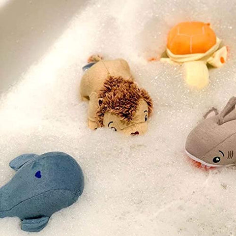 SoapSox Kids Bath Sponge Kingston The Lion, Machine Washable