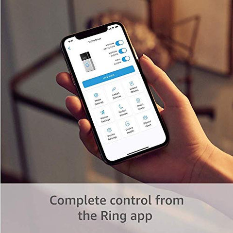 Ring Video Doorbell - 1080p HD video, motion detection, easy installation
