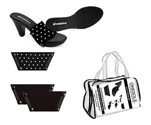 Onesole Original Interchangeable Shoe Kit - Black Wedge Sandals