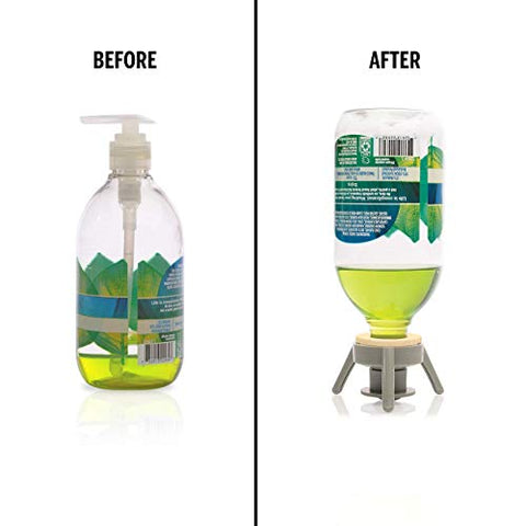 Flip-it! Super Set Universal Bottle Emptying Kit - Fits Most Bottles - Adapters Included