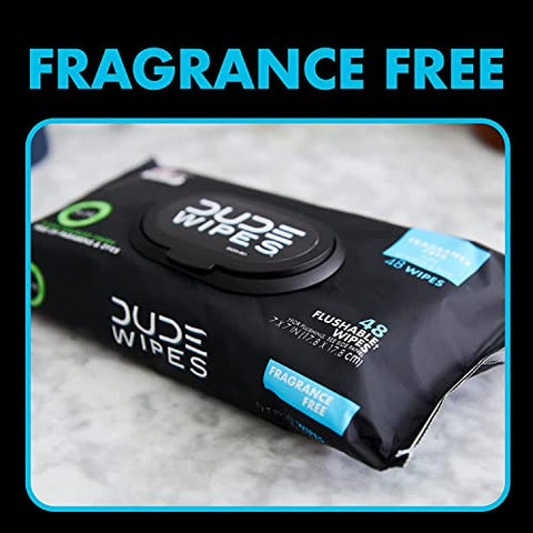DUDE Wipes - Flushable Wipes - 5 Pack