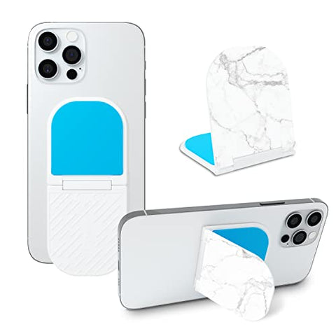 Flipstik 3.0 Foldable Adhesive Phone Mount - Carrara Marble
