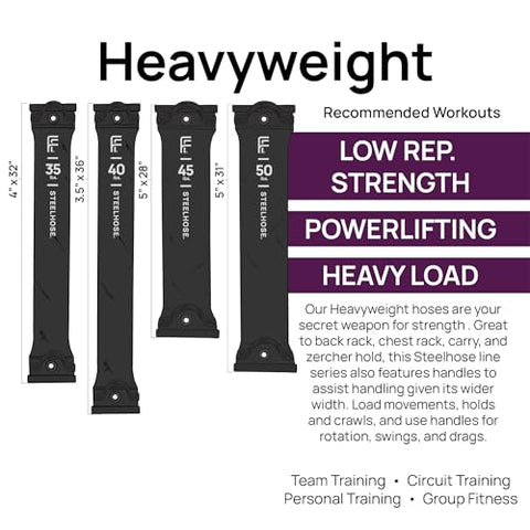 FitFighter 35lb Steelhose - 5-in-1 Free Weight