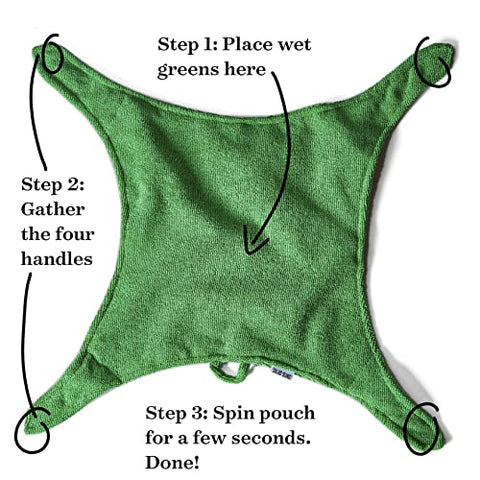Salad Salad Sling Mini by Mirloco - Lettuce and Herb Dryer Towel, Waterproof