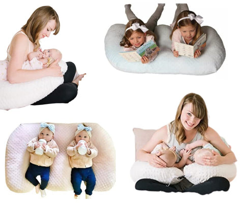 Twin Z Pillow 6-in-1 Twin Pillow, Grey