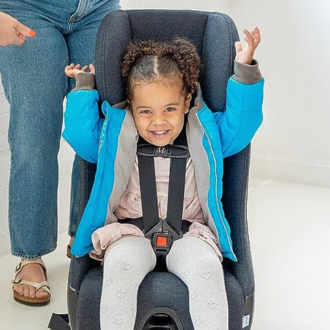Buckle Me Baby Winter Coat - Safe Car Seat Jacket - 4T, Light Blue
