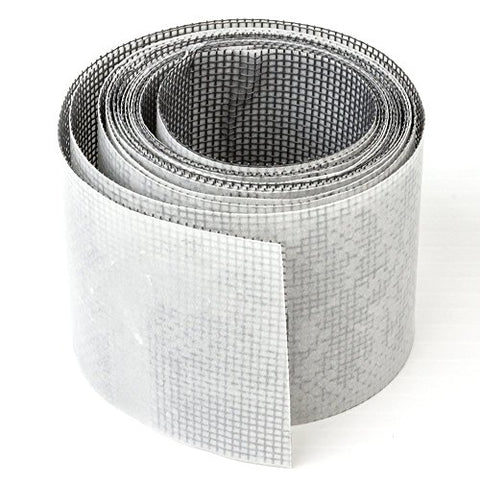 FiberFix Screenmend Window Screen Repair Kit - 2" x 80" Roll - Silver-Gray