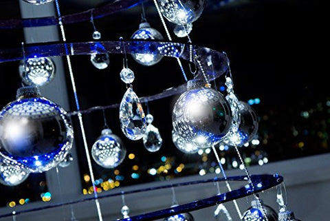 Classic 8' Blue Modern Christmas Tree
