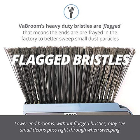 Vabroom 2-in-1 Sweeper with Built-in Vacuum