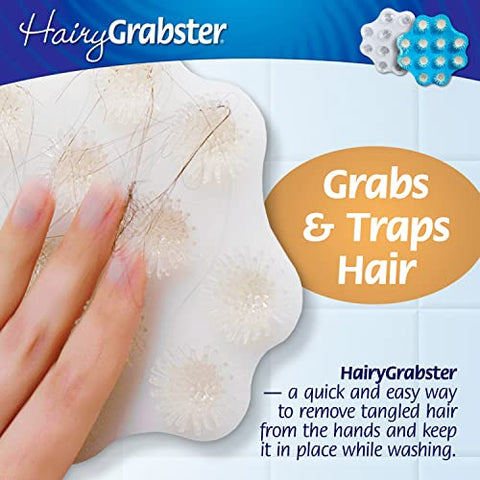 Hair Shower Drain Hair Catcher, Hair Stopper Bathtub Drain Protector - 1 Pack, White
