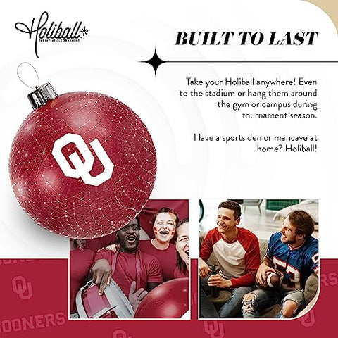 Holiball Inflatable Collegiate Ornament - 30" - University of Oklahoma