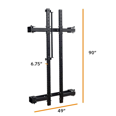 PRx Performance Wall Mounted Folding Power Squat Rack