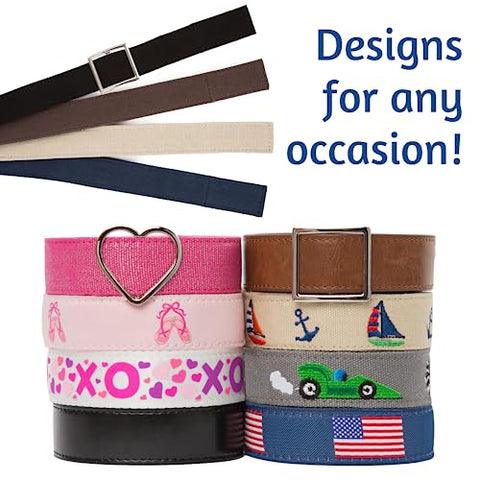 Myself Belts Unisex Easy One Handed Belt, Dark Brown