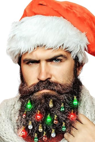 BEARDAMENTS - Beard Lights - Light Up Ornaments, 16pc