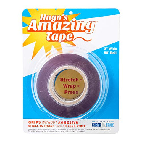 Hugo's Amazing Tape - 50 ft Roll x 2" Wide Reusable Adhesive