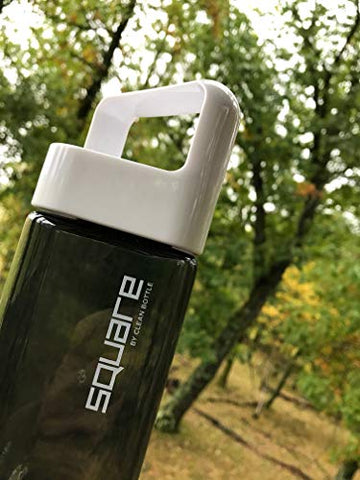 Square Water Bottle Leak Proof 25oz - Blue