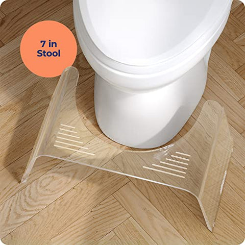 Squatty Potty Ghost Acrylic Toilet Stool - 7"