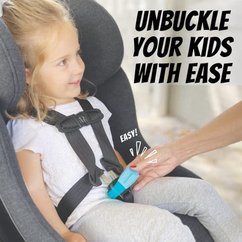 UnbuckleMe Car Seat Buckle Release Tool - 2 Pack, Blue & Pink