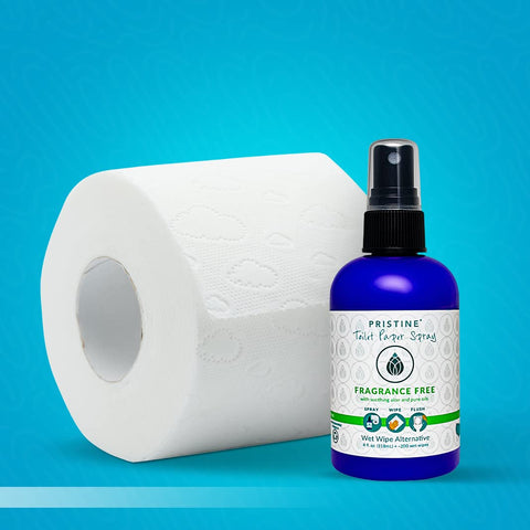 Pristine Toilet Paper Spray - Natural Alternative to Wet Wipes
