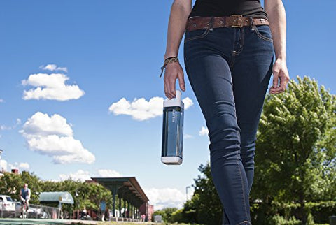 Square Water Bottle Leak Proof 25oz - Blue