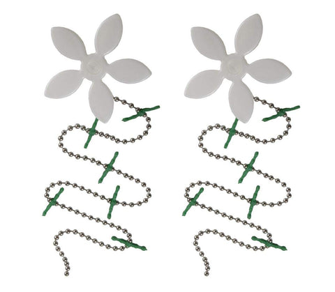 DrainWig Shower Drain Hair Catcher - Flower Design - 2 Pack