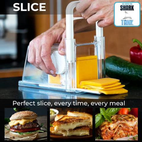 Cheese Chopper 4-in-1 - Handle, Grater, Wire, Blade - Instant Fridge Storage
