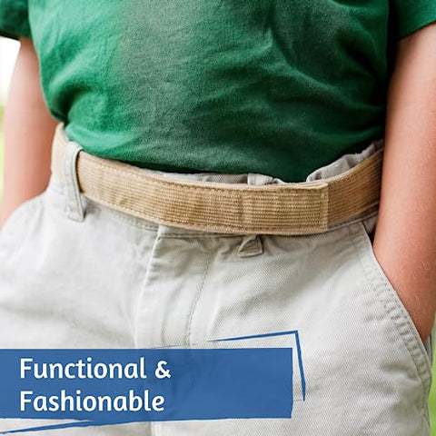Myself Belts Unisex Easy One Handed Belt, Dark Brown