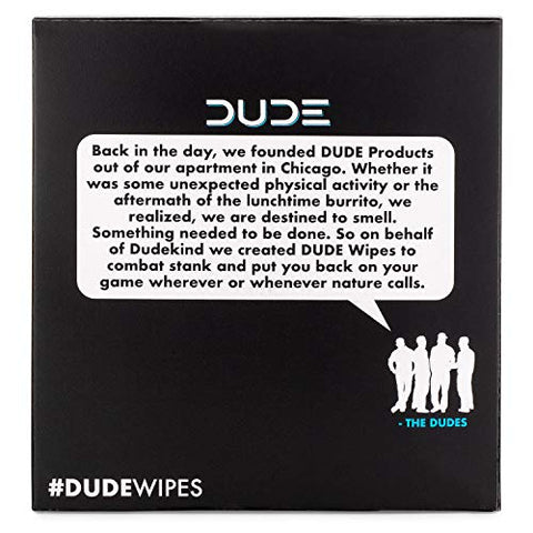DUDE Wipes - On-The-Go Flushable Wipes - 2 Pack