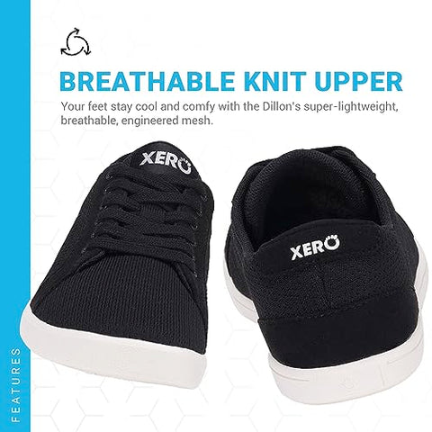 Xero Shoes Women's Dillon, Black, 8
