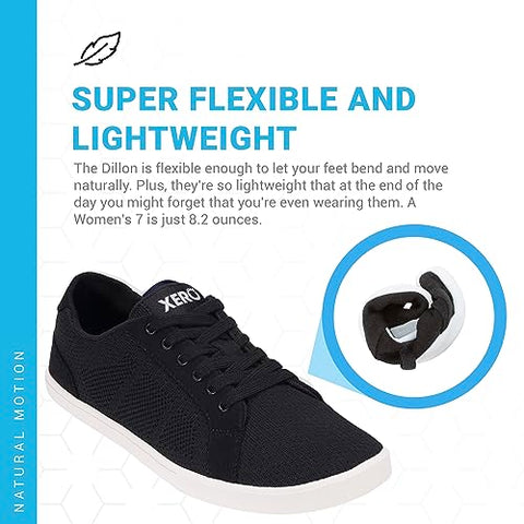 Xero Shoes Women's Dillon, Black, 8