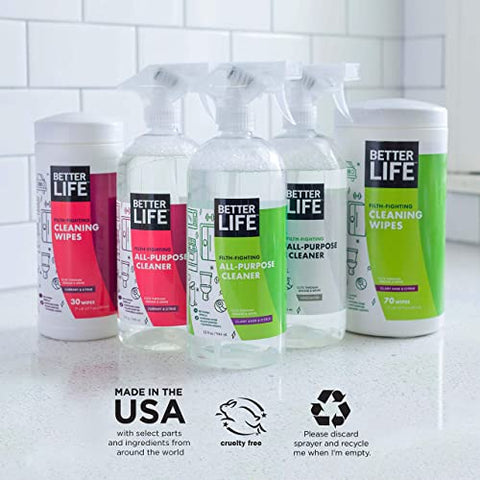 Better Life - All Purpose Cleaner - Multipurpose Spray - Clary Sage/Citrus - Pack of 2